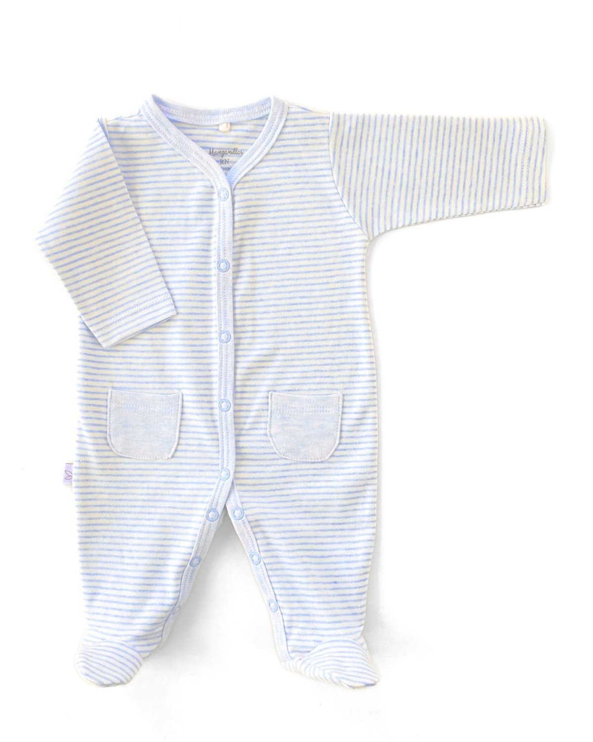 Osito ARROYOS 567 - Celeste rayas melange