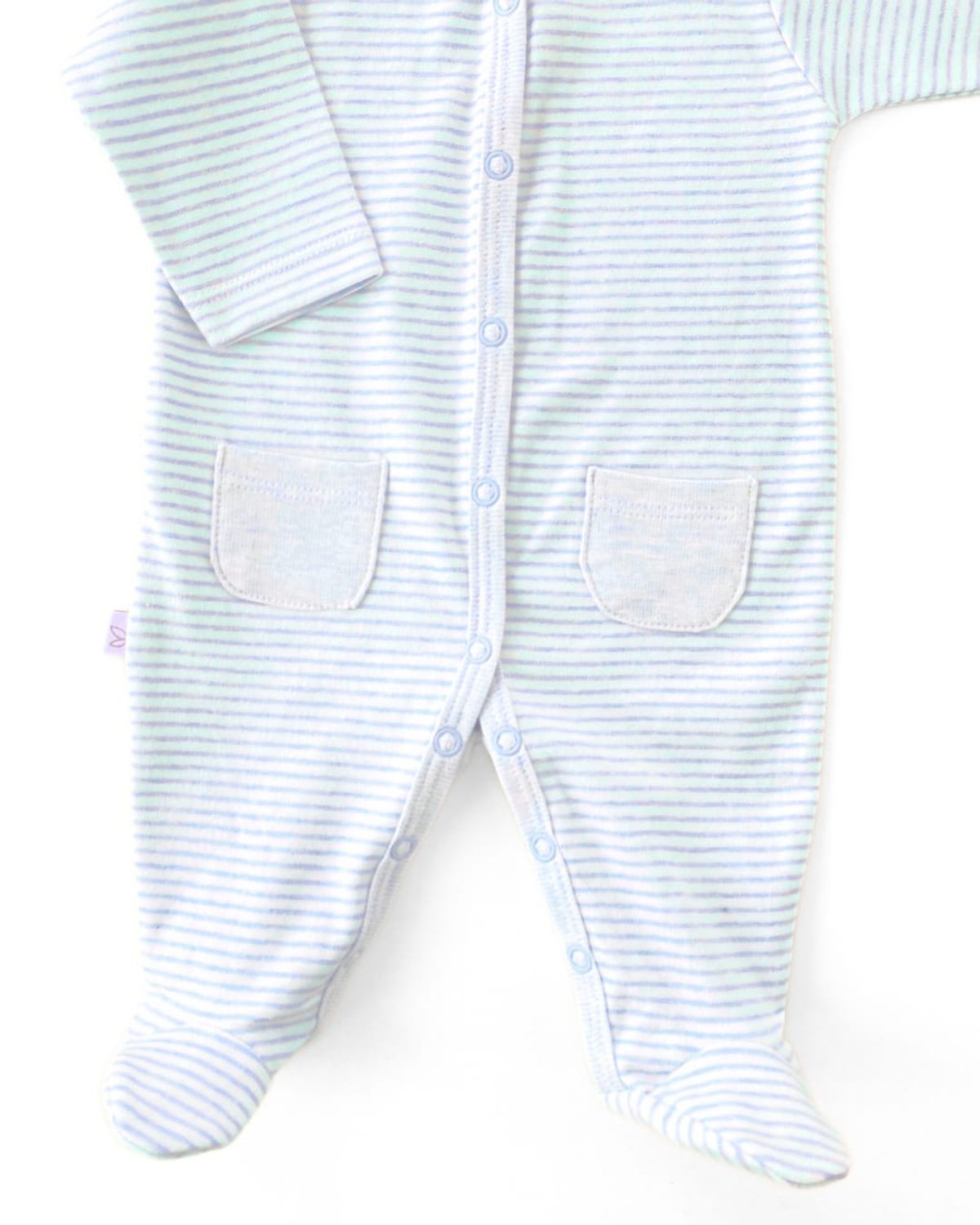 Osito ARROYOS 567 - Celeste rayas melange