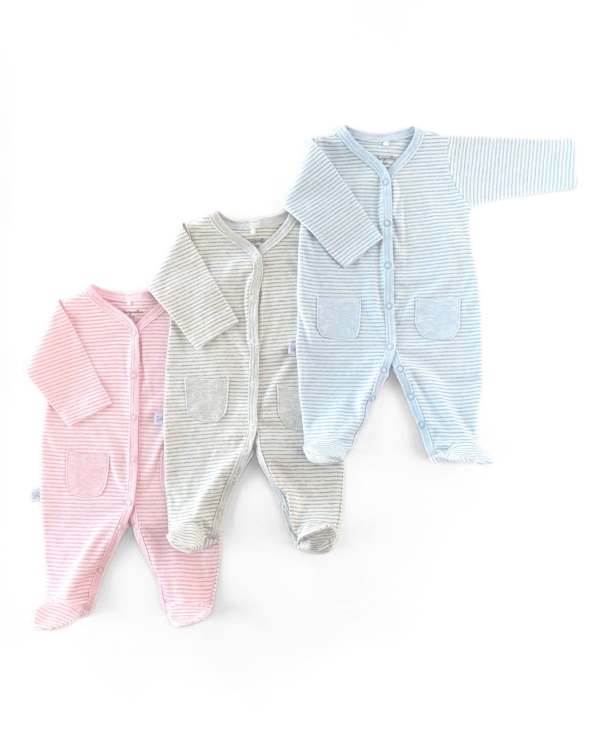 Osito ARROYOS 567 - Celeste rayas melange