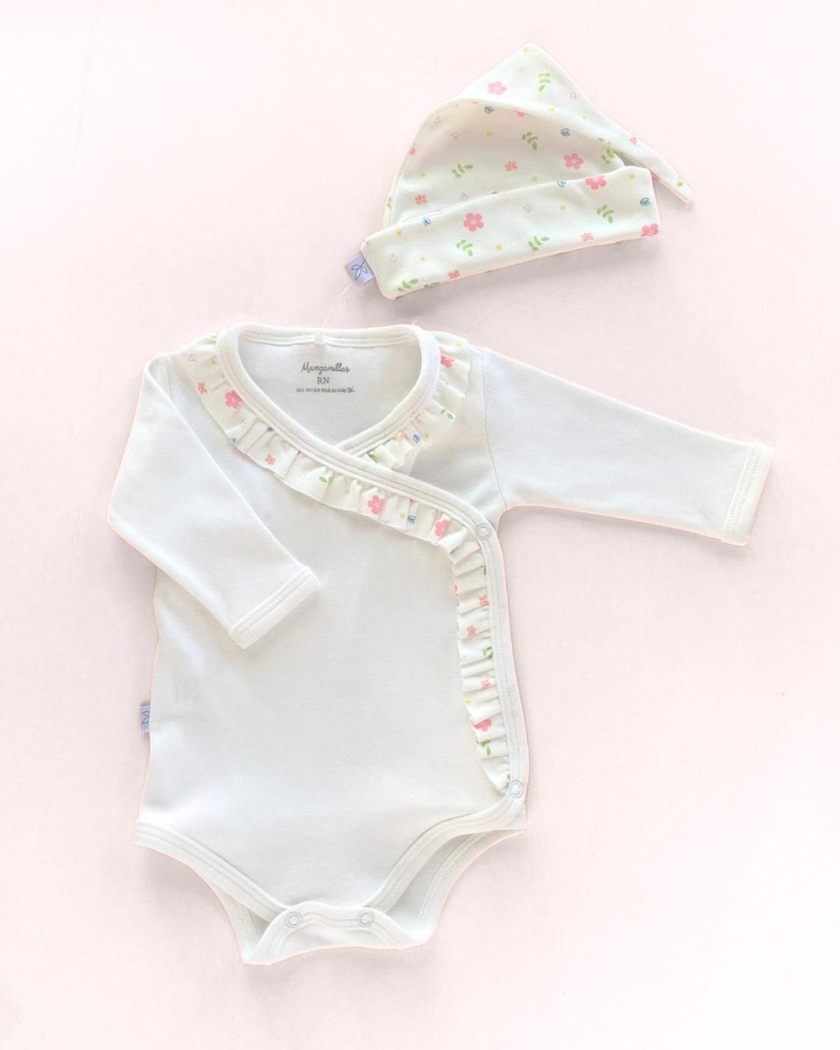 Conjunto ESTAMBUL 510 - Blanco florcitas