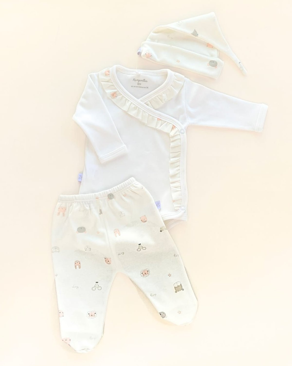 Conjunto Estambul 510 - Tiza animalitos nena