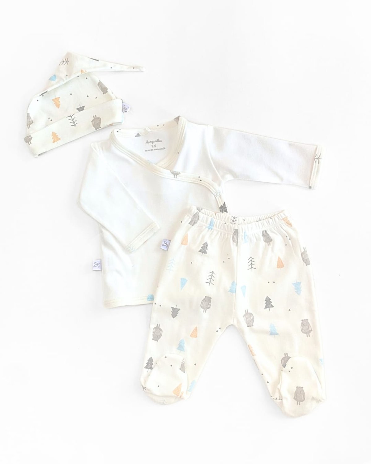 Conjunto MOSCÚ 325 - Ositos y arbolitos unisex