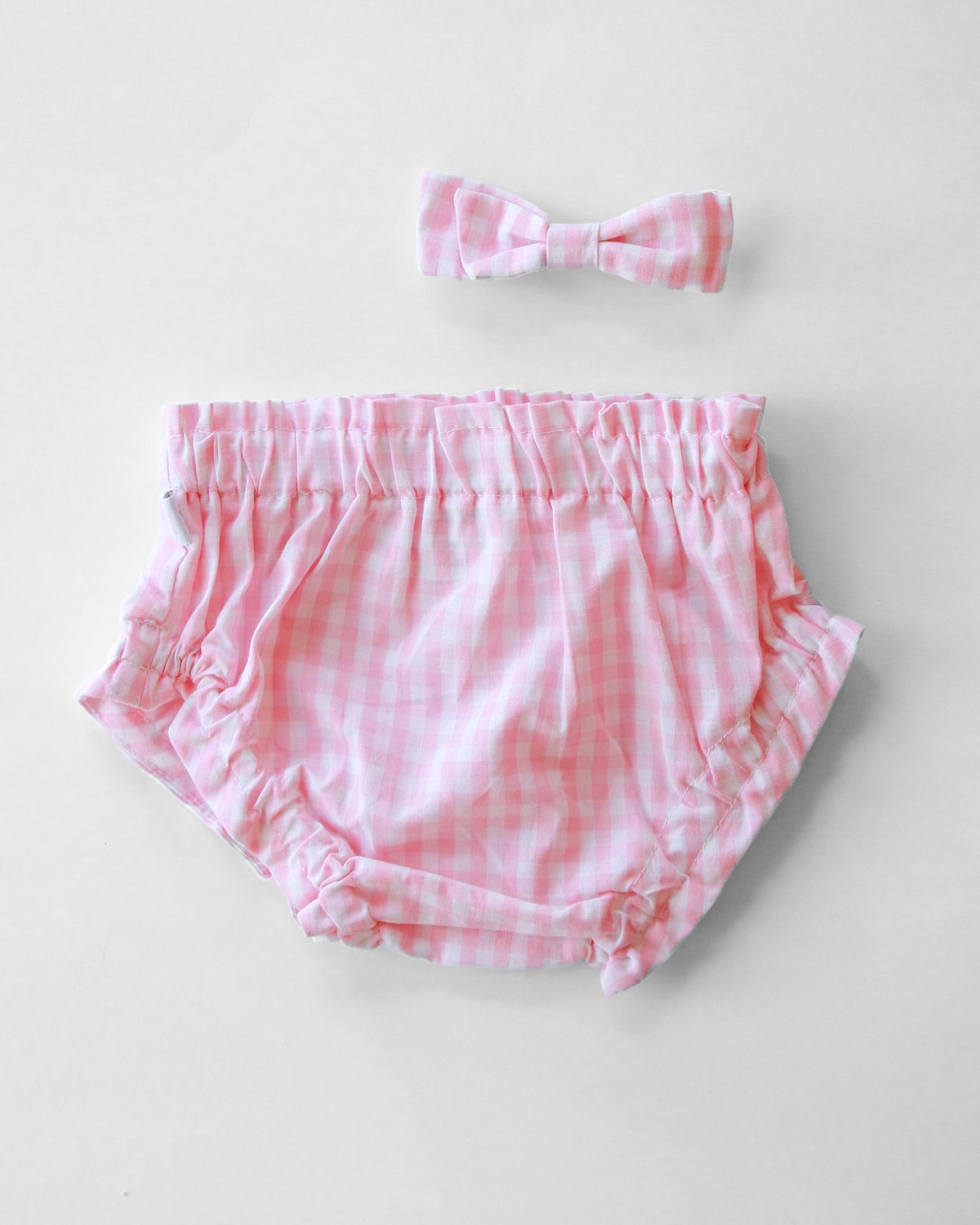 Bombachona c/ moño ALBERDI 561 - Rosa a Cuadros