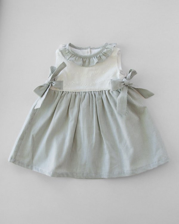 Vestido PIRAYU 581 - Verde Rayas