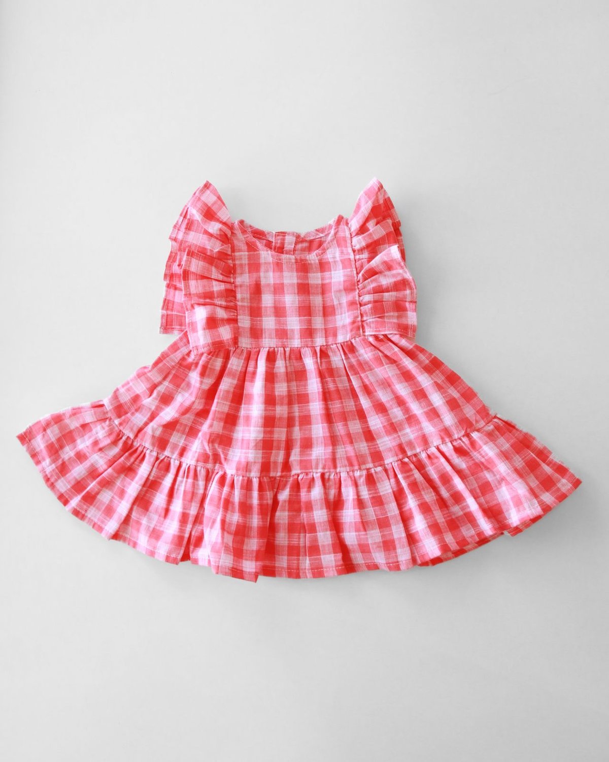 Vestido TOBATI 580 - Rojo a Cuadros