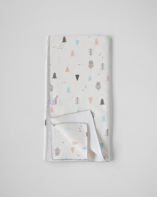 Manta QUILMES 337 -  Ositos y arbolitos unisex 