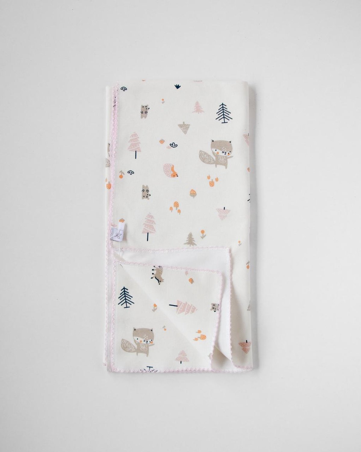 Manta QUILMES 337 - Animalitos y arbolitos nena 