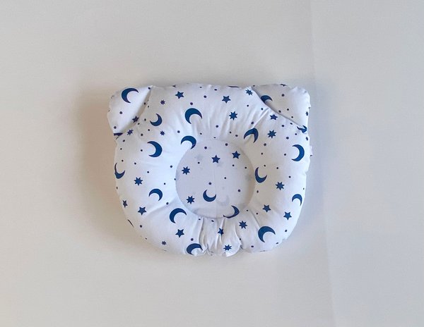 ALMOHADA CABECERA DALLAS - Luna y estrellita azul 