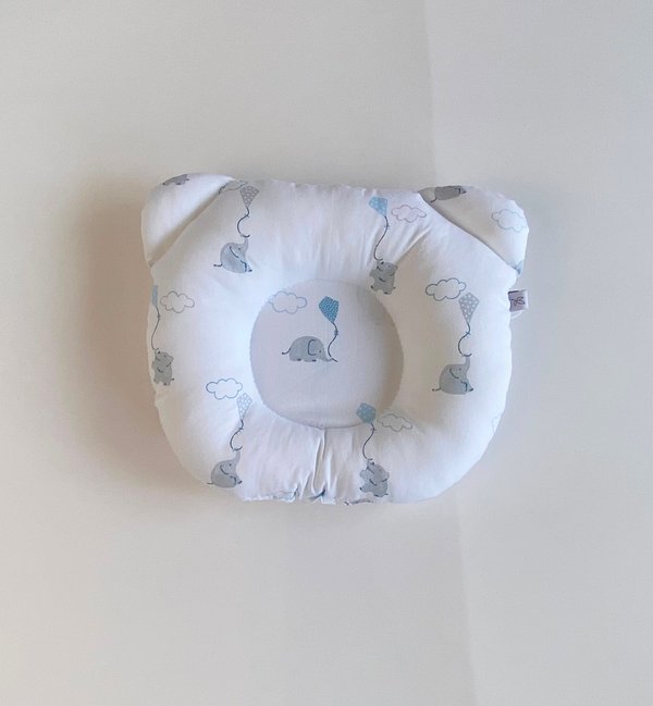 ALMOHADA CABECERA DALLAS - Celeste elefantes