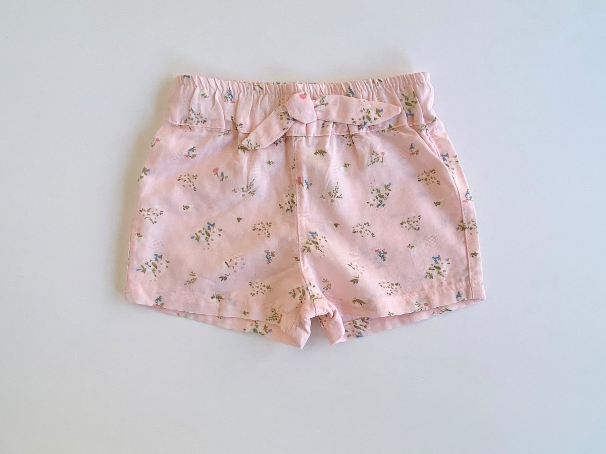 SHORT DE NENA LA PLATA - Rosa floral - 2