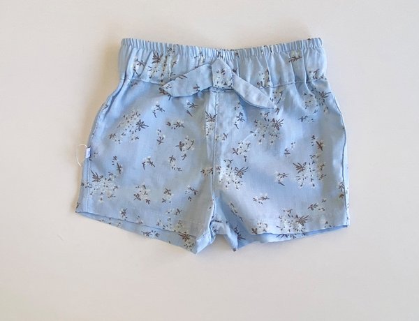 SHORT DE NENA LA PLATA - Celeste floral