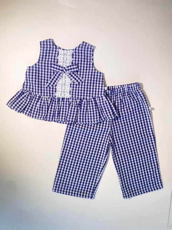 Conjunto AITANA - Azul a Rayas 