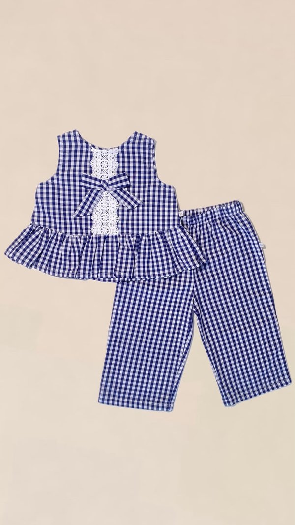 Conjunto AITANA - Azul a Rayas 