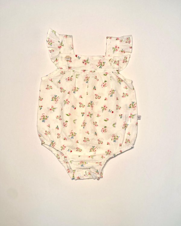 BABUCHONA ESQUEL - Blanco floral