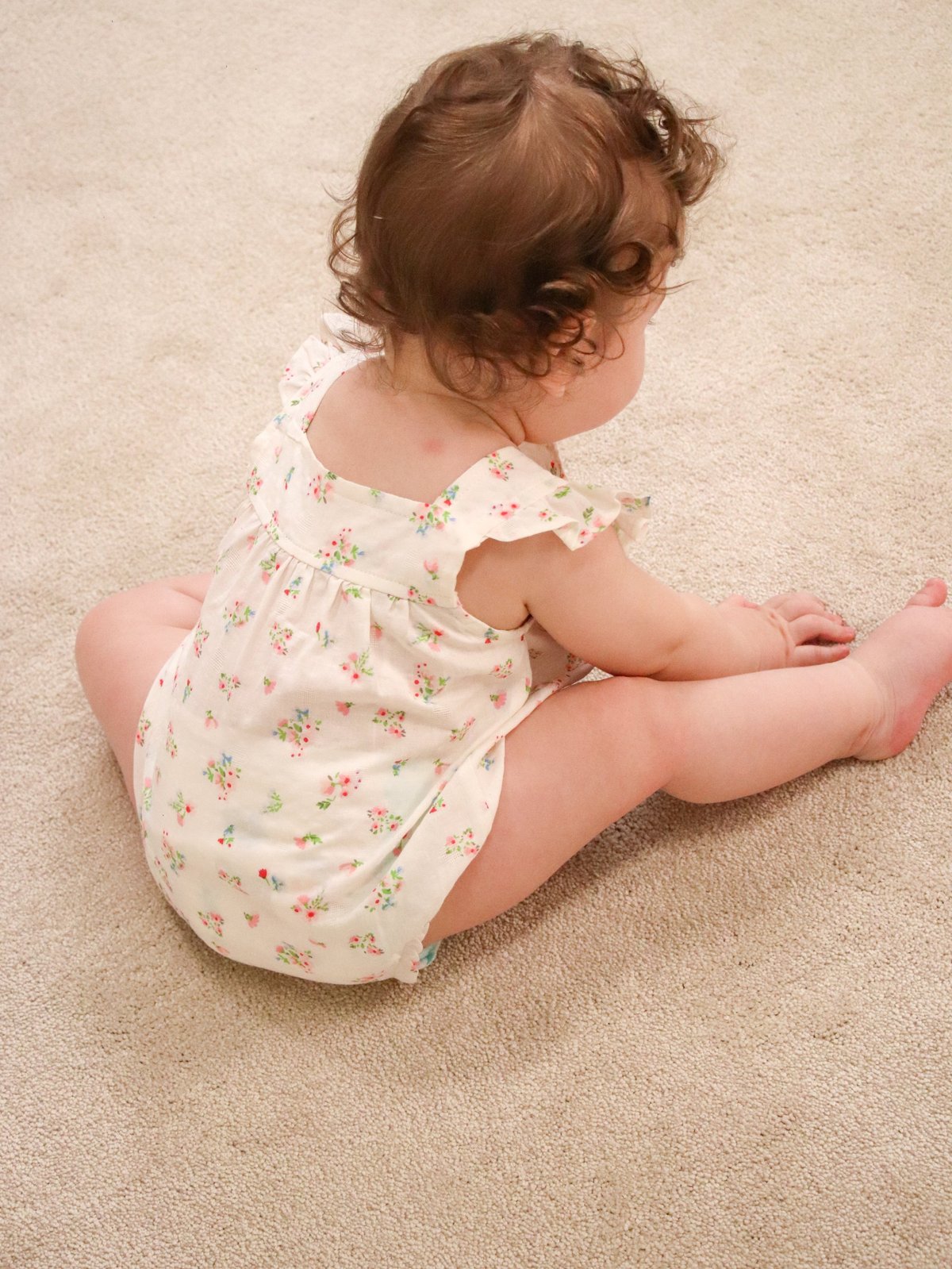 BABUCHONA ESQUEL - Blanco floral - 4