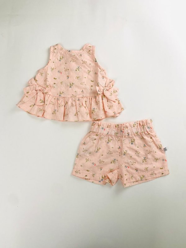 CONJUNTO BLUSA + SHORT NEUQUEN - Rosa floral