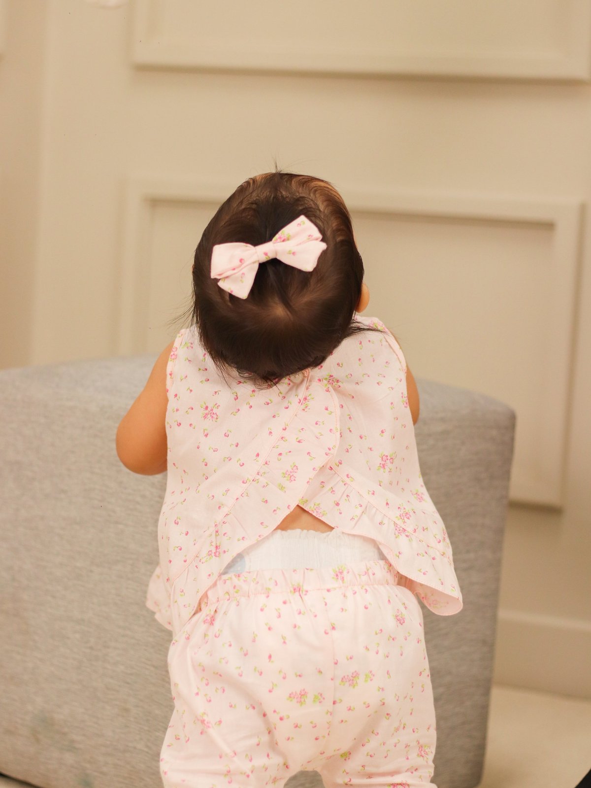 Conjunto CECILIA - Rosa floreado - 6