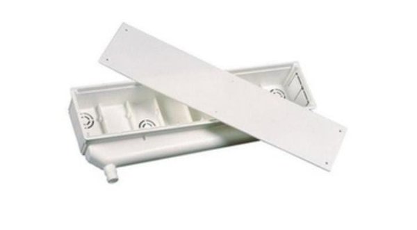 CAJA DE PREINSTALACION BLANCA CON TAPA SALIDA VERTICAL