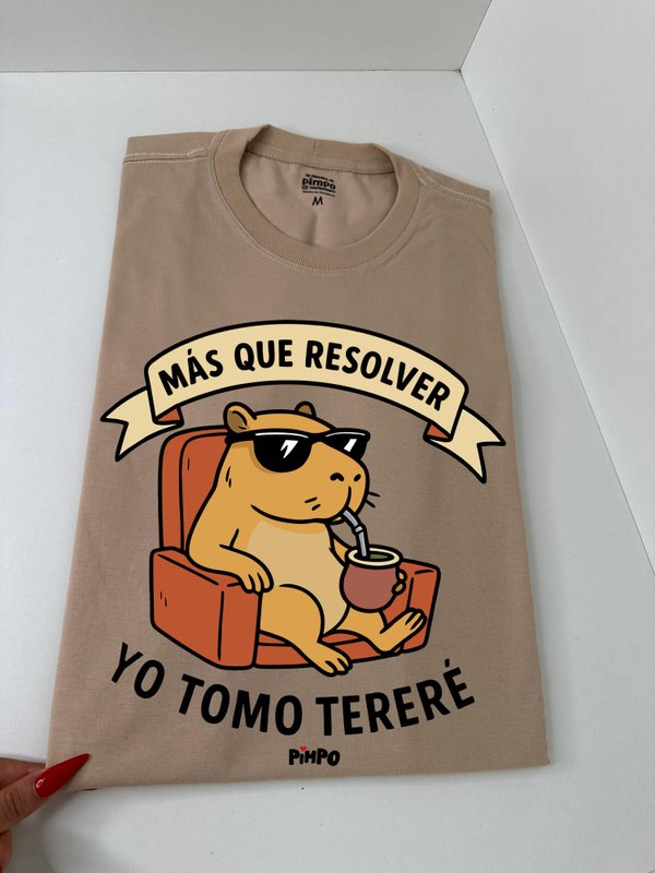 Mas que resolver, yo tomo terere  By: @mariepimpo