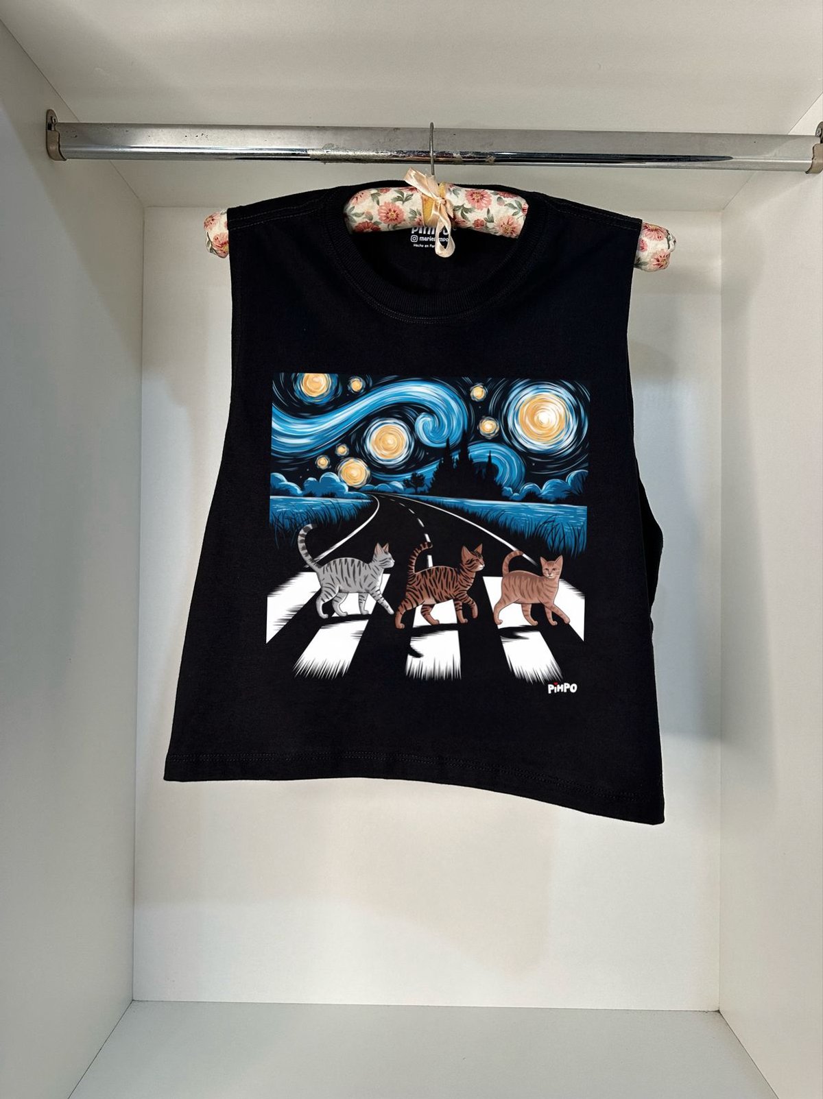 Gatitos Noche estrellada By: @mariepimpo