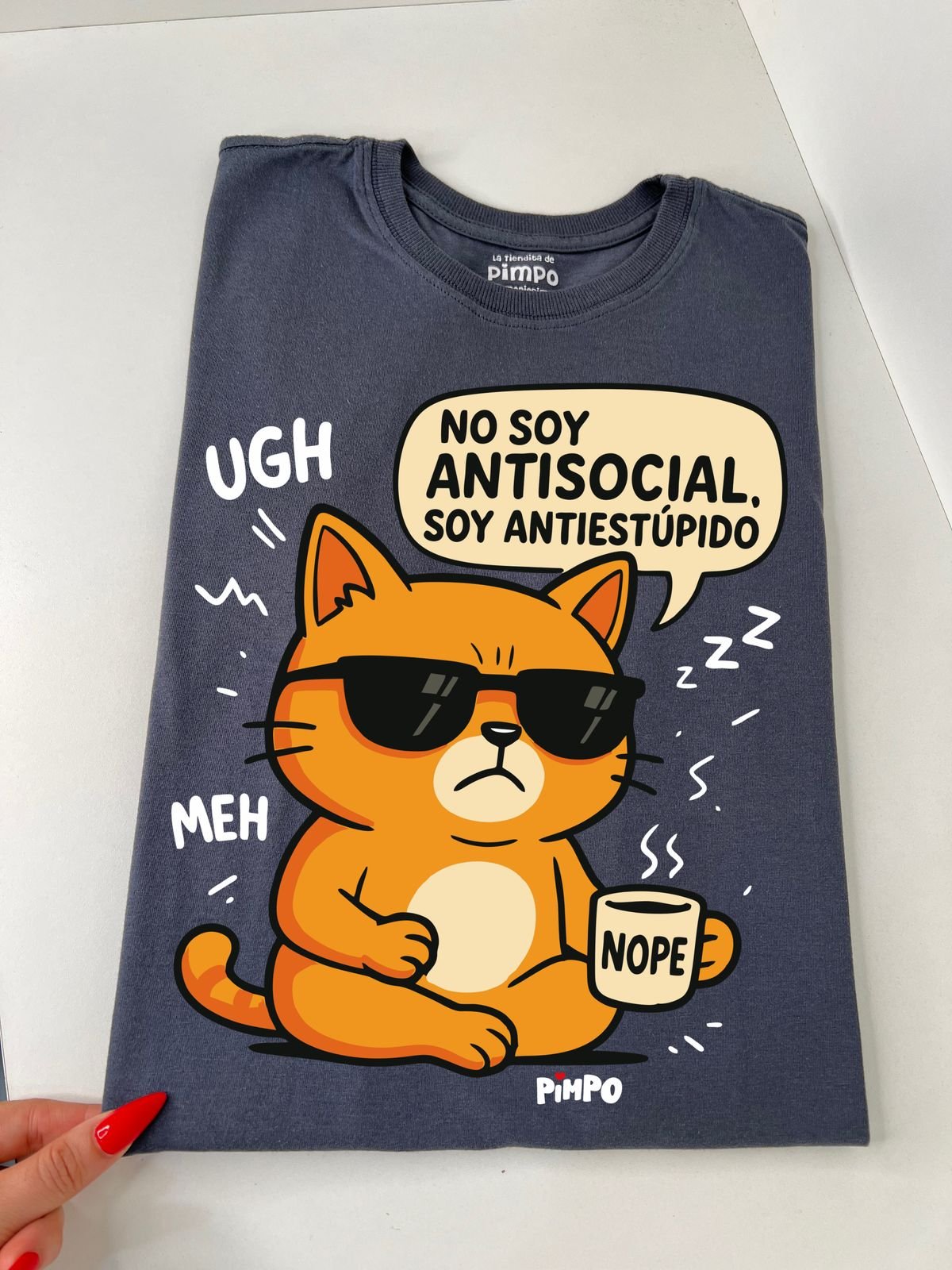 Nos soy antisocial, soy antiestupido By: @mariepimpo  - 2