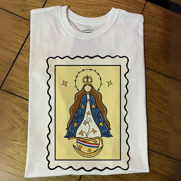 Postal Virgencita By: @bbilustra