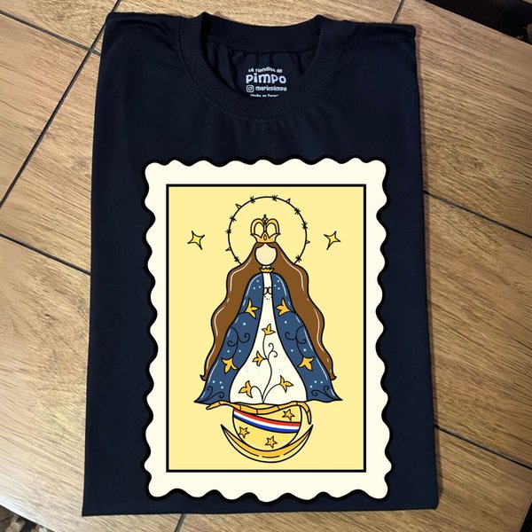 Postal Virgencita By: @bbilustra