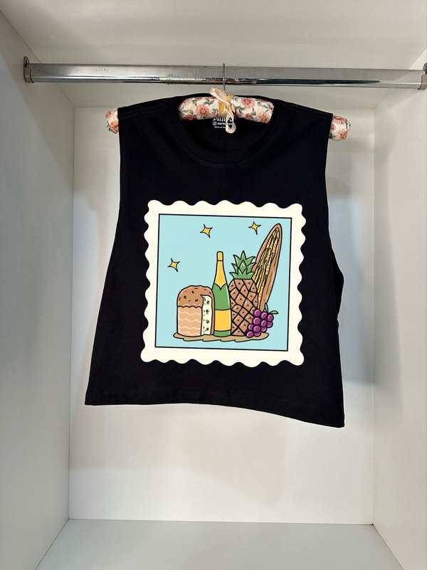 Postal Canasta Navideña By: @bbilustra