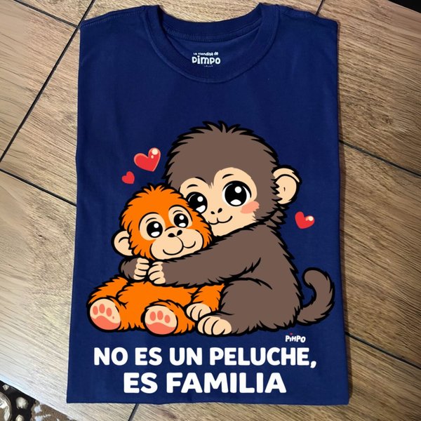 No es peluche, es familia monito Punch By: @mariepimpo