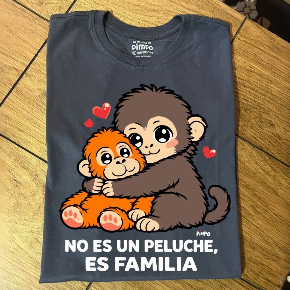 No es peluche, es familia monito Punch By: @mariepimpo - 4