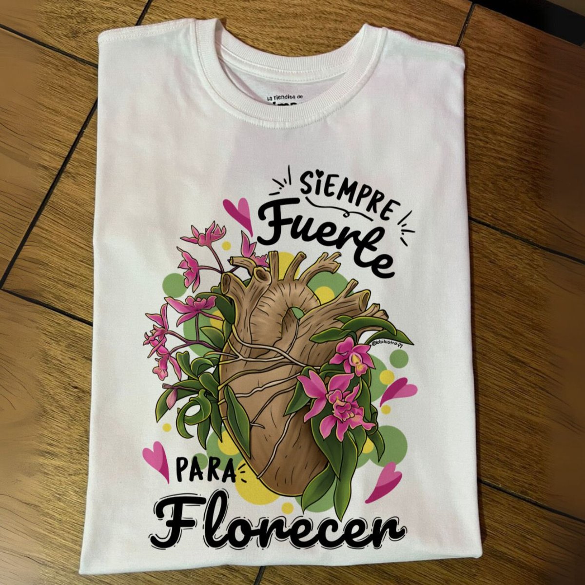 Siempre fuerte para florecer By: @bbilustra.py - 2