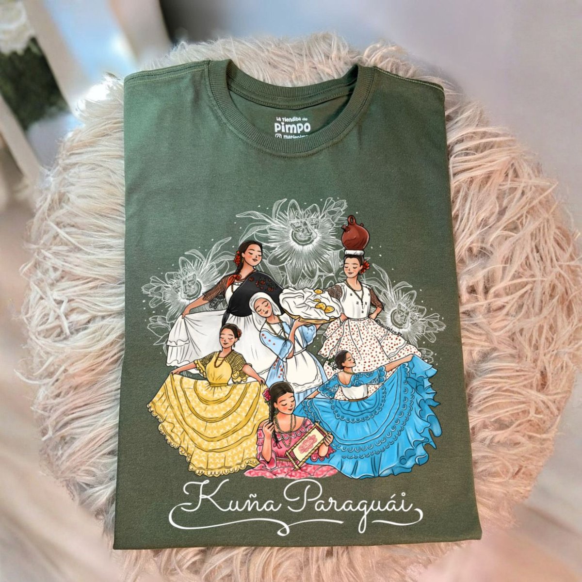 Kuña Paraguái By: @bbilustra.py - 2