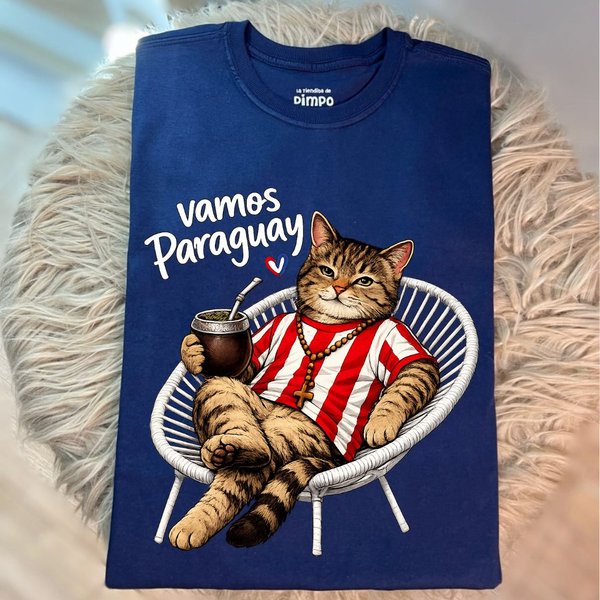 Vamos Paraguay Gato silla cable By: @mariepimpo