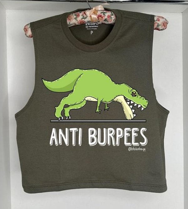 Dinosaurio Anti Burpees By: @bbilustra.py