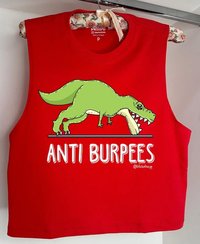 Dinosaurio Anti Burpees By: @bbilustra.py