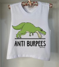 Dinosaurio Anti Burpees By: @bbilustra.py