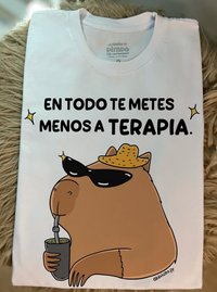 Carpi "En todo te metes, menos en terapia" By: @bbilustra.py