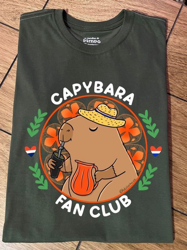 Capybara Fan Club By: @bbilustra.py