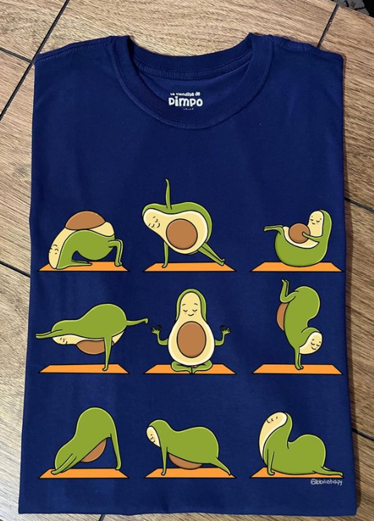 Aguacate Yoga By: @bbilustra.py