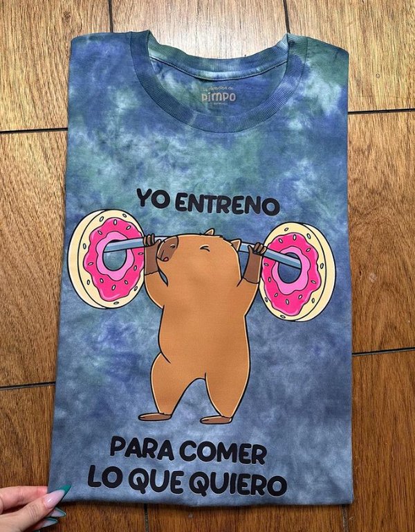 Carpi Yo entreno para comer lo que quiero By: @bbilustra.py