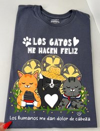 Los Gatos me hacen feliz By: @bbilustra.py