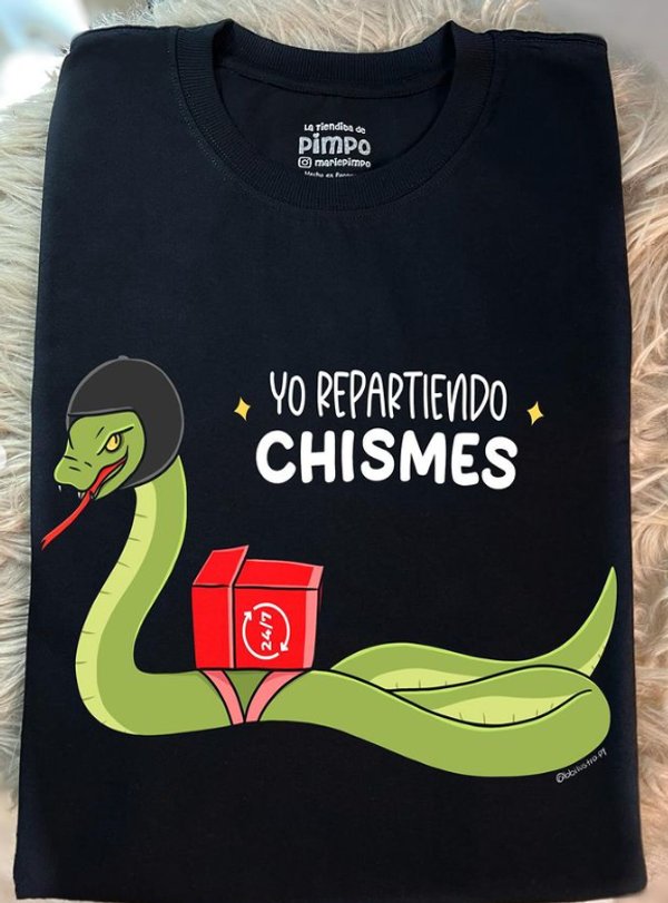 Viboras Repartiendo chismes By: @bbilustra.py