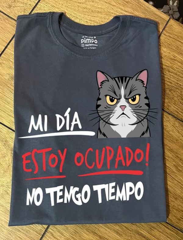 Estoy ocupado no tengo tiempo Michi