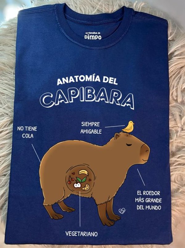 Anatomia del Capibara By: @bbilustra.py