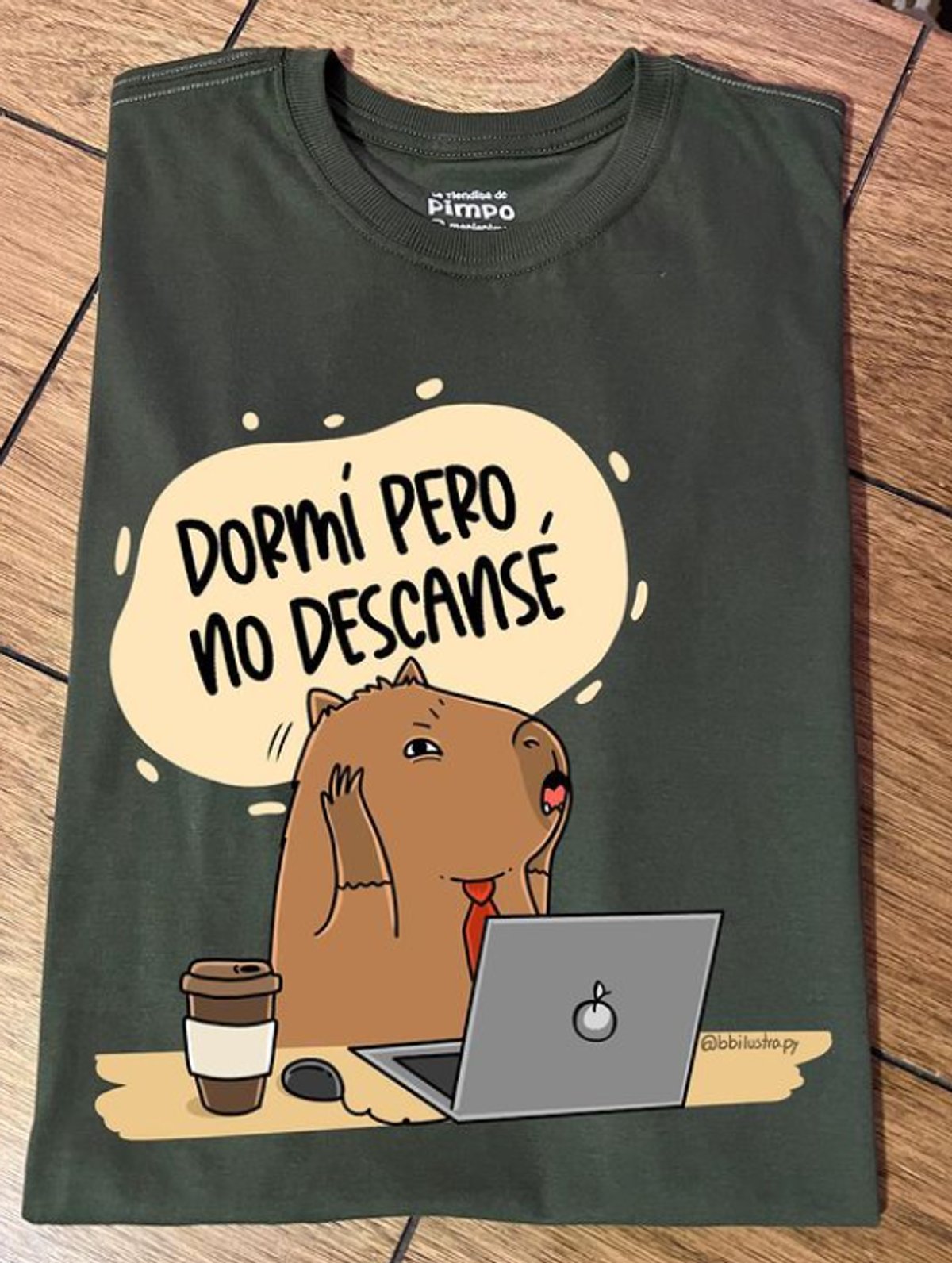 Dormi pero no descanse By: @bbilustra.py 