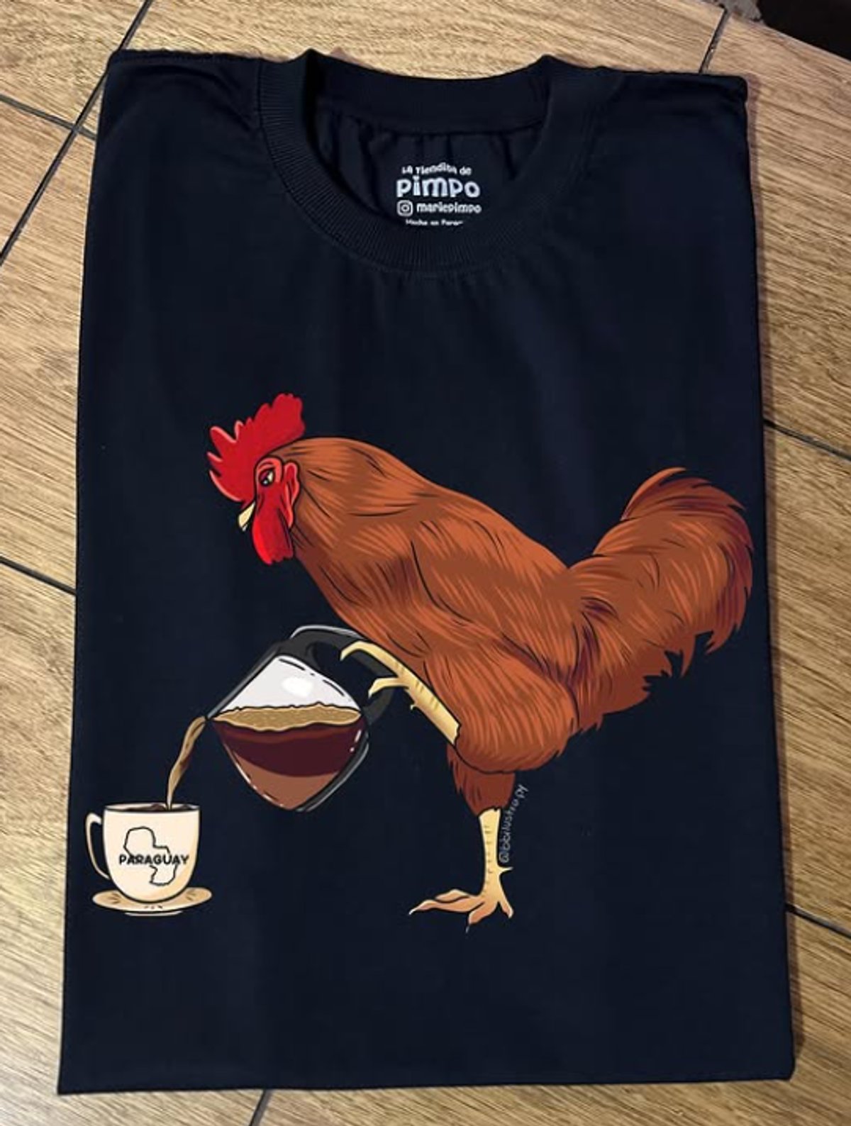 Gallo cafe By: @bbilustra.py  - 2