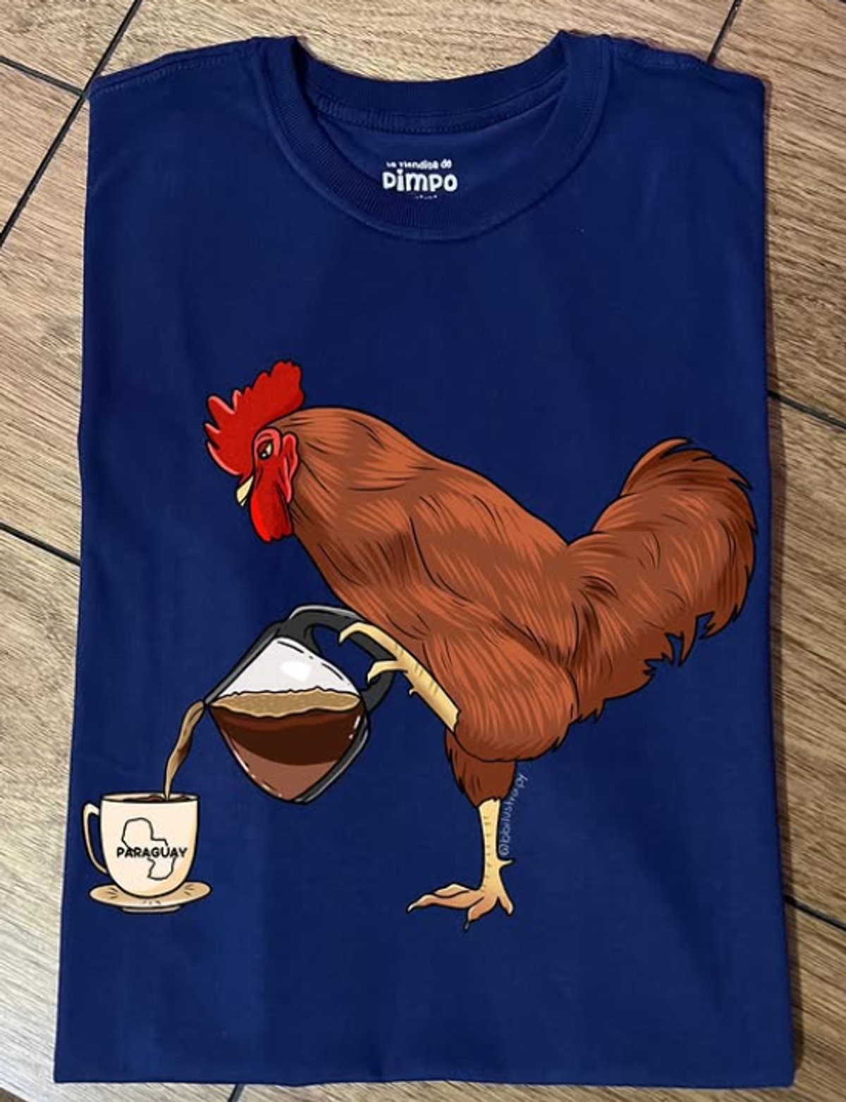 Gallo cafe By: @bbilustra.py  - 3