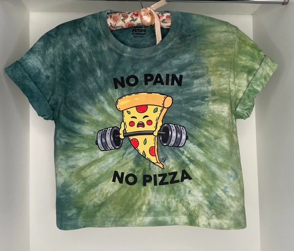 No Pain, No Pizza By: @bbilustra.py 