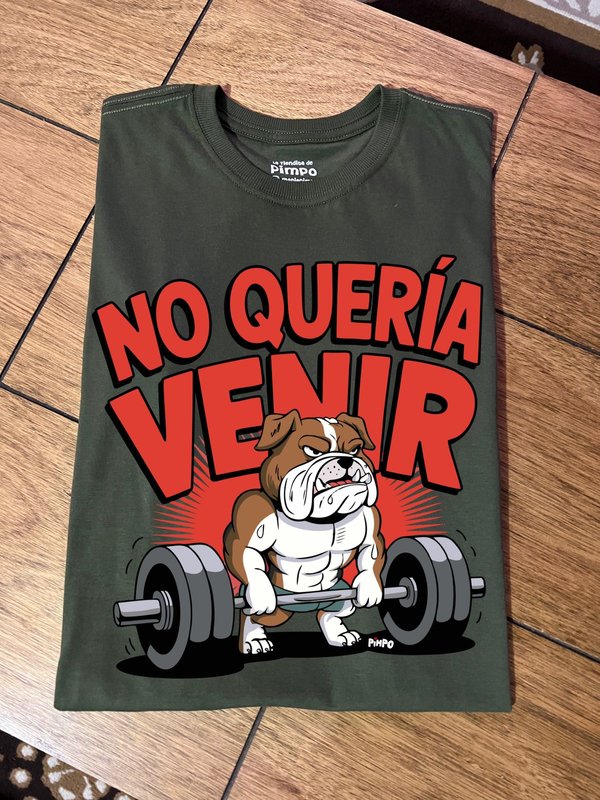 Bulldog No queria venir By: @mariepimpo