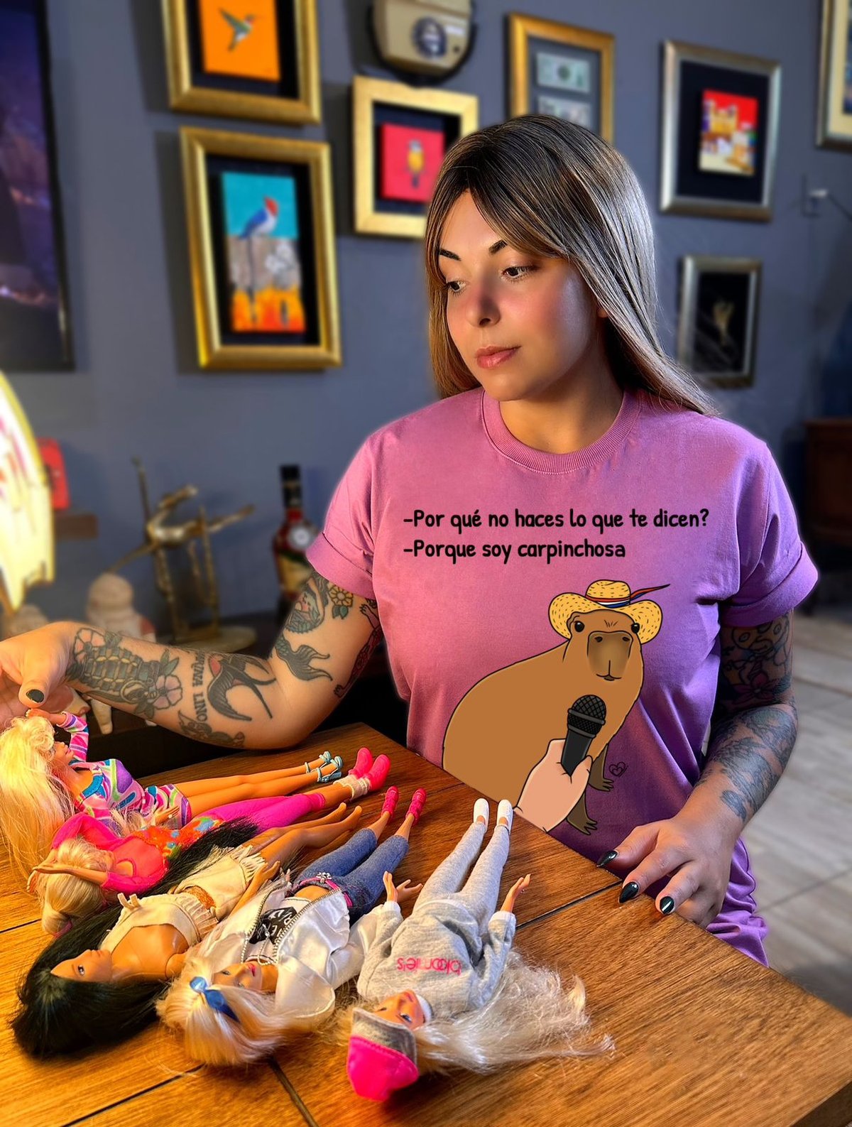 Carpinchosa By: @bbilustra.py